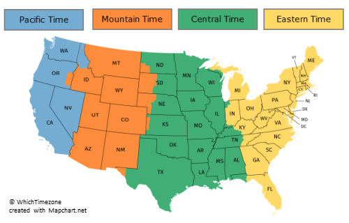 wa time zone