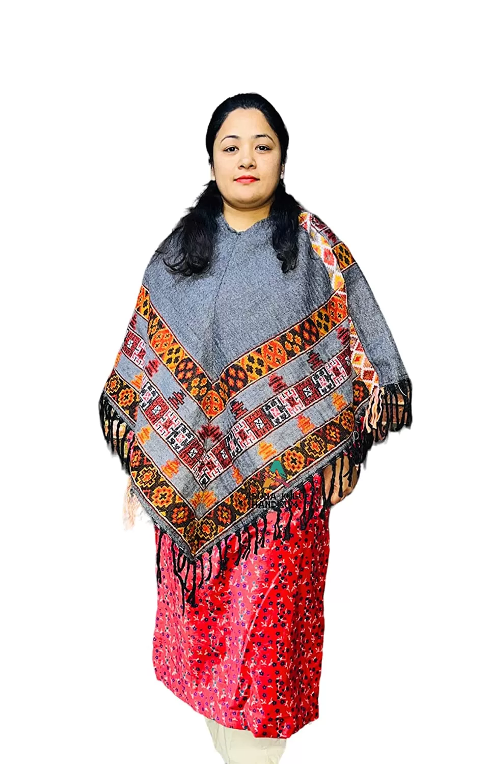 ladies poncho sweater