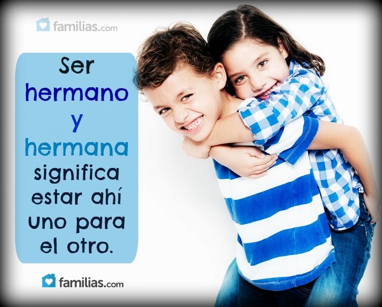 imagenes de hermano y hermana con frases