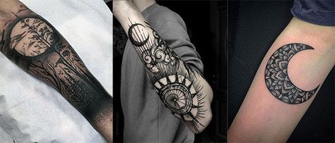 tatuajes de luna para hombres