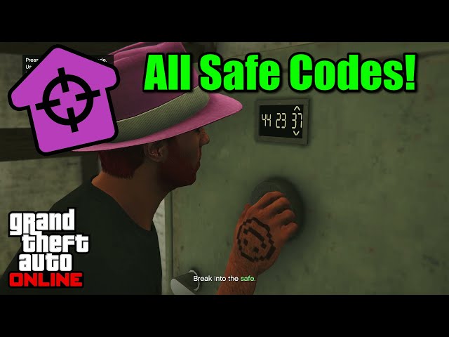 gta break into the safe code