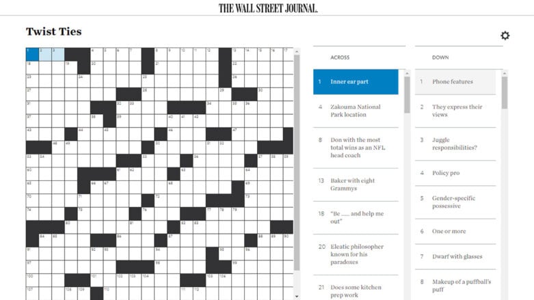 crossword clue sheltered