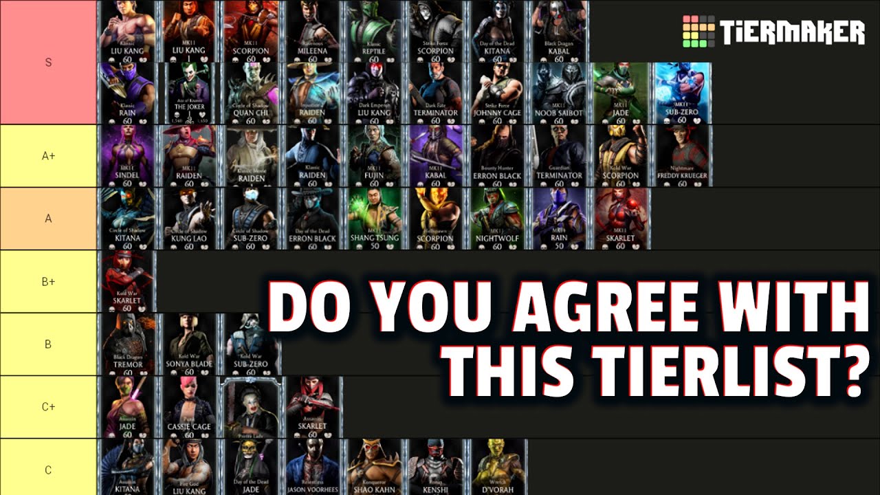 mkx mobile tier list