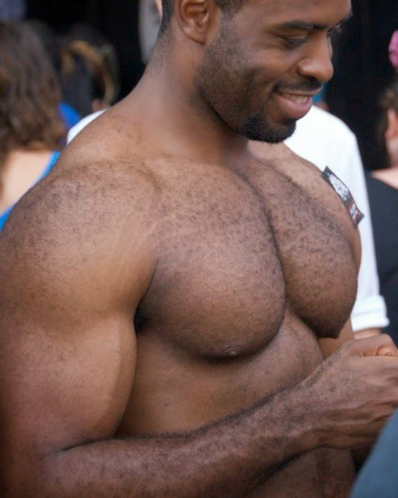 hairy muscle chest