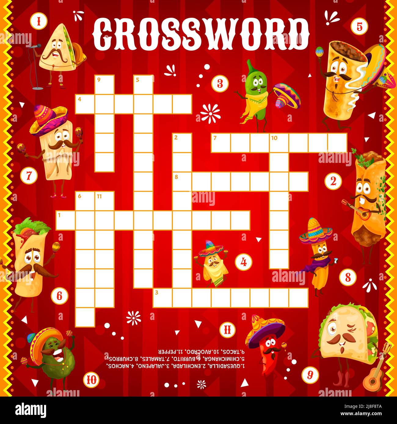 mexican sandwich crossword