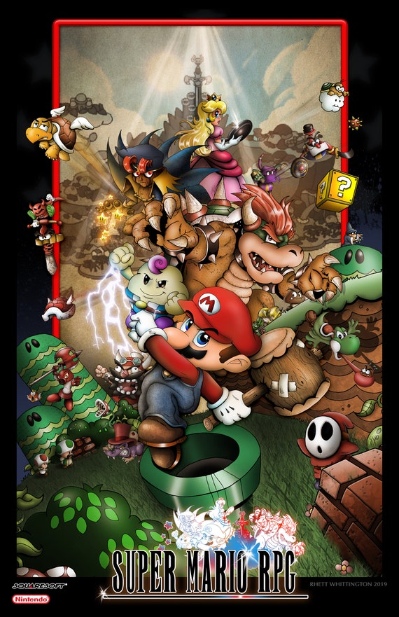 mario rpg poster