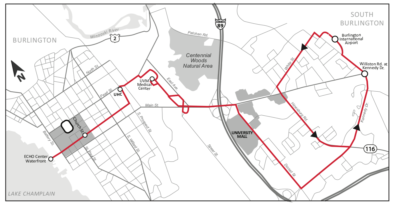 burlington vt bus schedule