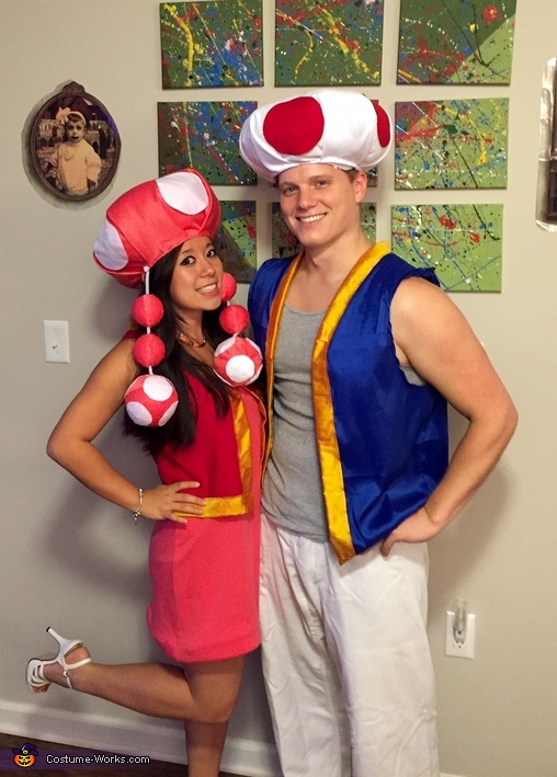 mario and toad costume