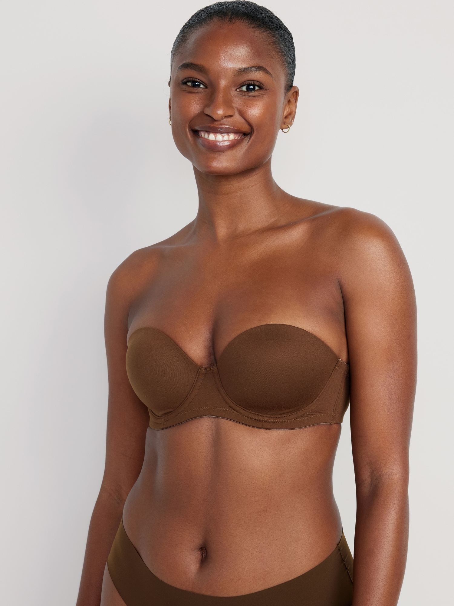 minimal coverage bra