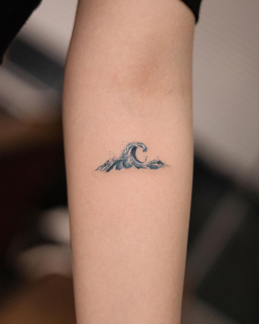 tattoo with waves