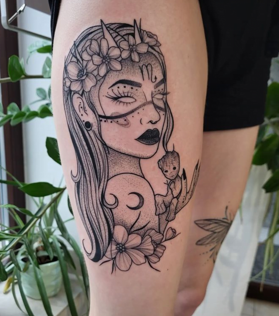 goddess virgo tattoos for females