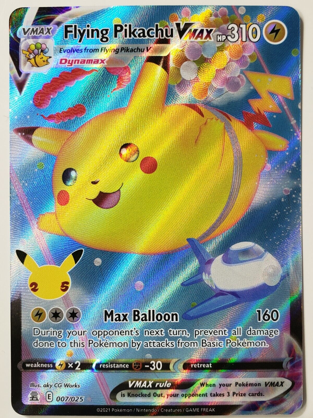 flying pikachu vmax