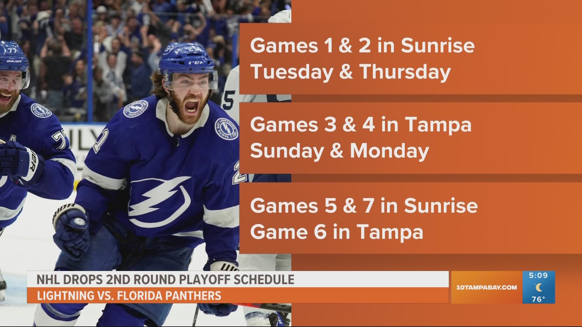 florida panthers playoff schedule