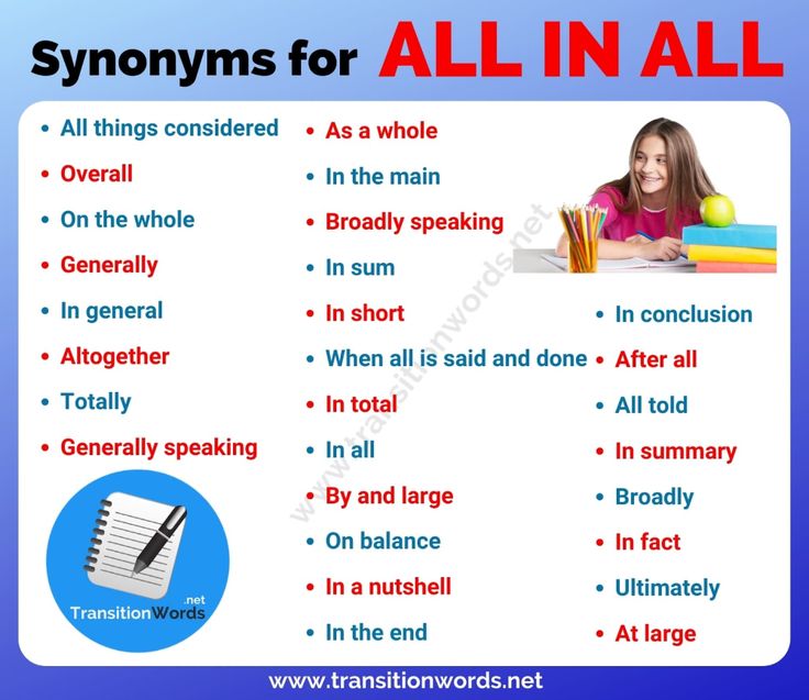 synonym for all in all