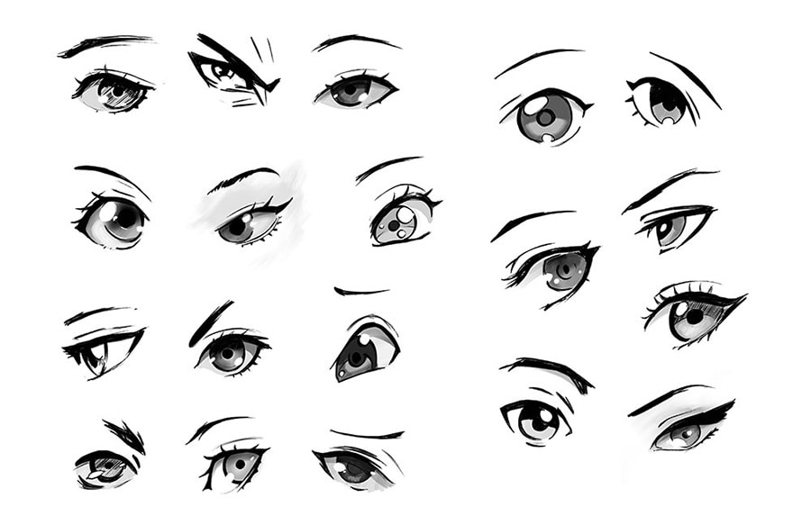 eyes draw