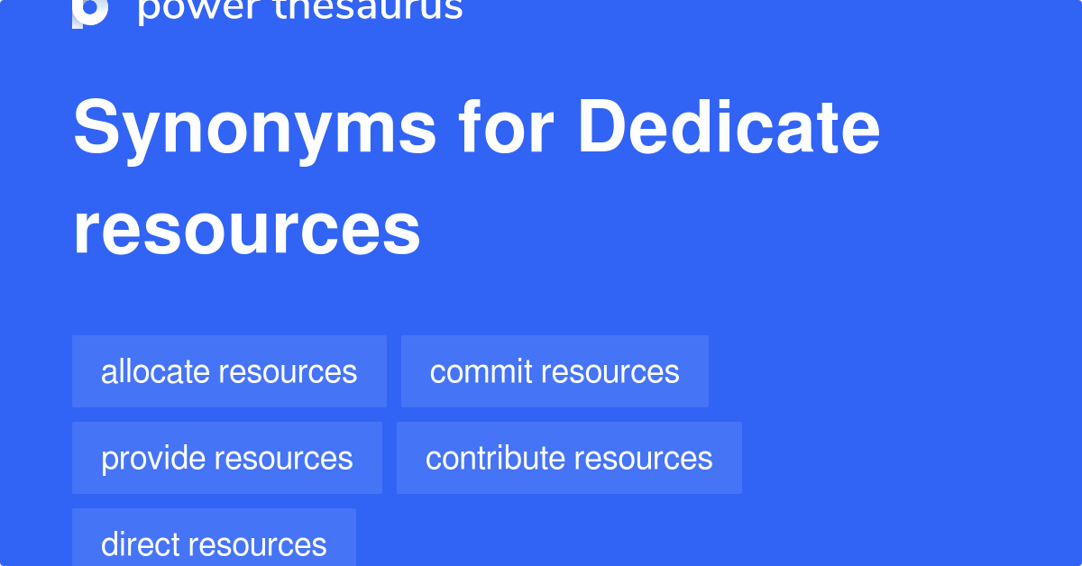 synonyms for dedicate