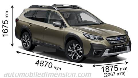 subaru outback size specs