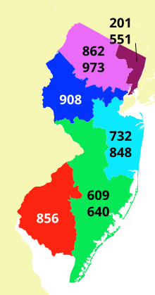 1 732 which country code