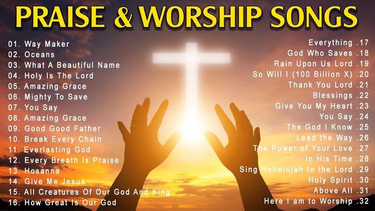 100 praise and worship songs