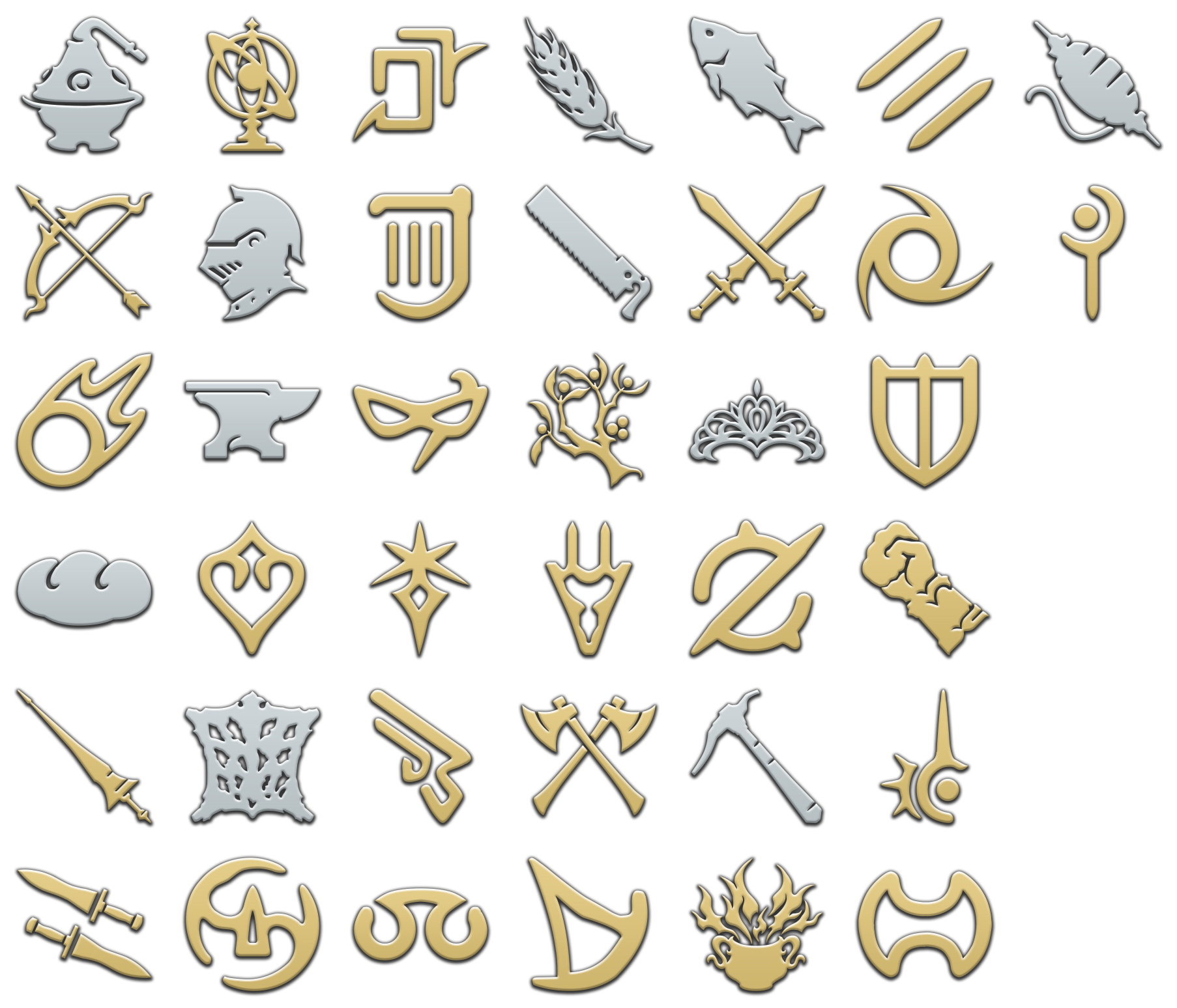 ffxiv job icons