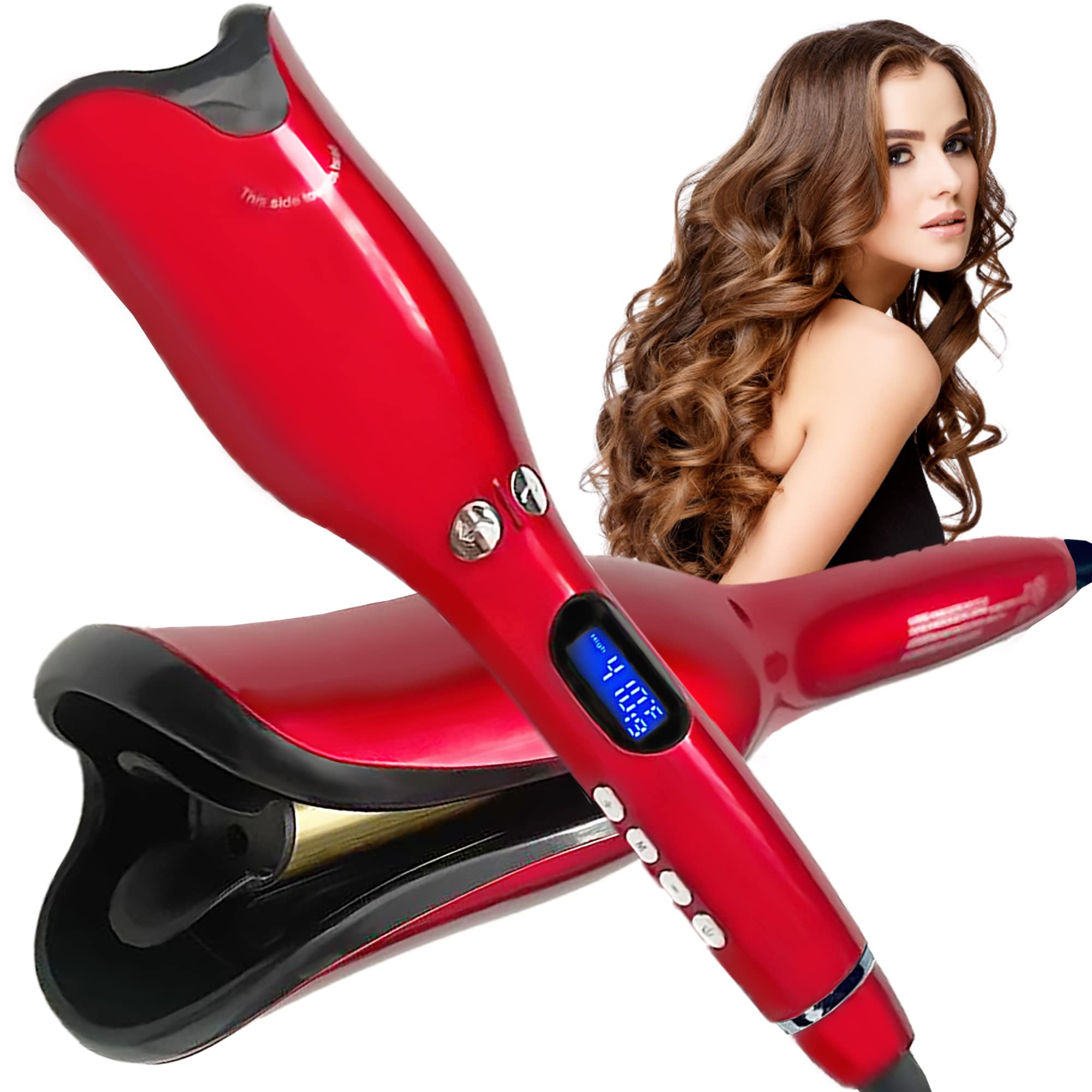 self rotating curling iron