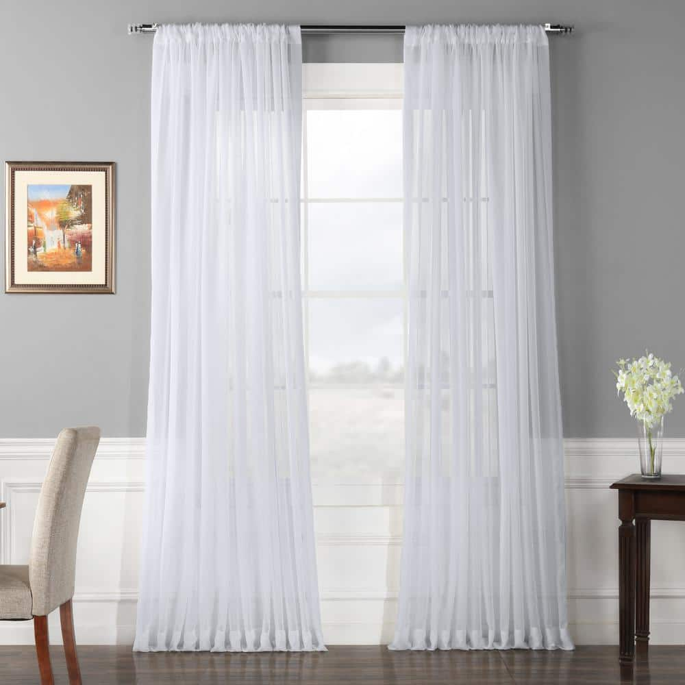 wide sheer curtains