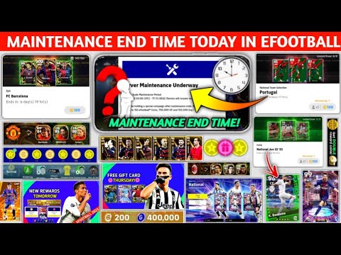 efootball 2022 mobile maintenance end time