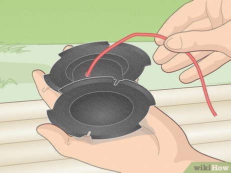 how to change weed eater string