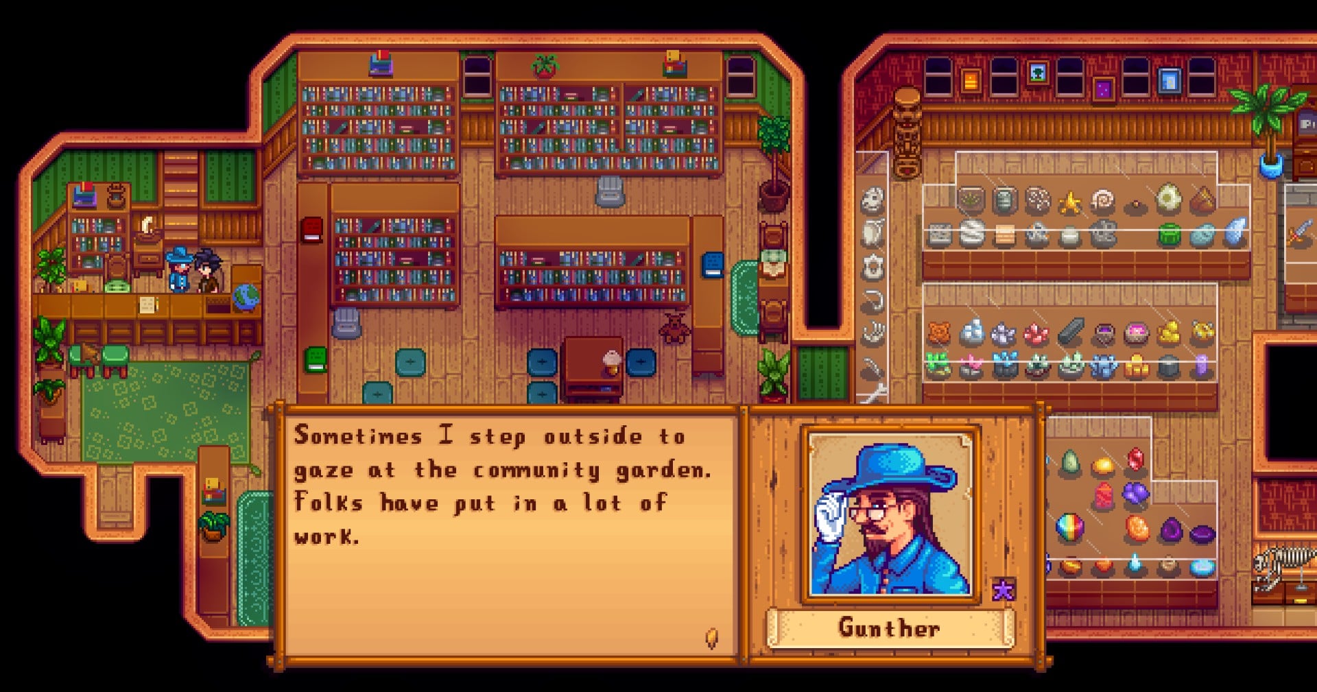 gunther stardew valley expanded