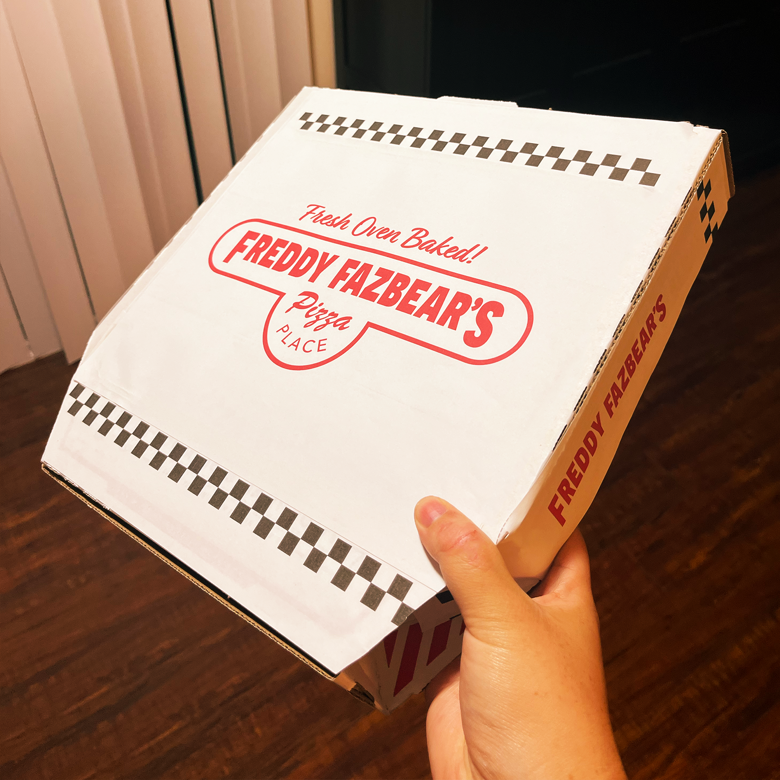 five nights at freddys pizza box