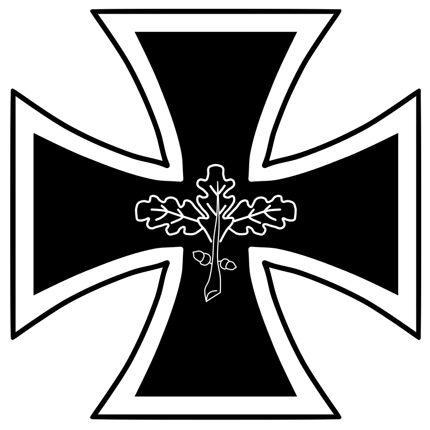 iron cross with oak leaves