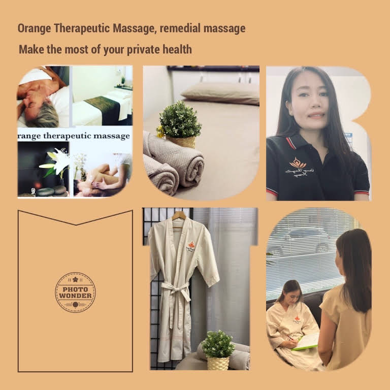 orange therapeutic massage