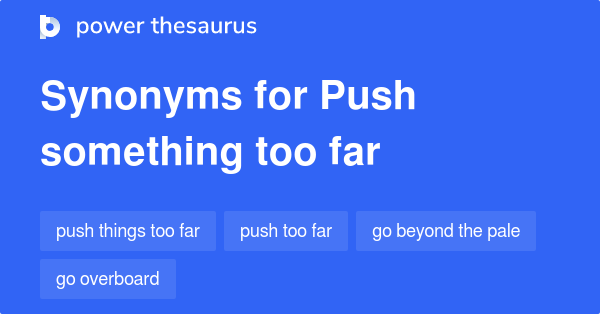 push for synonym