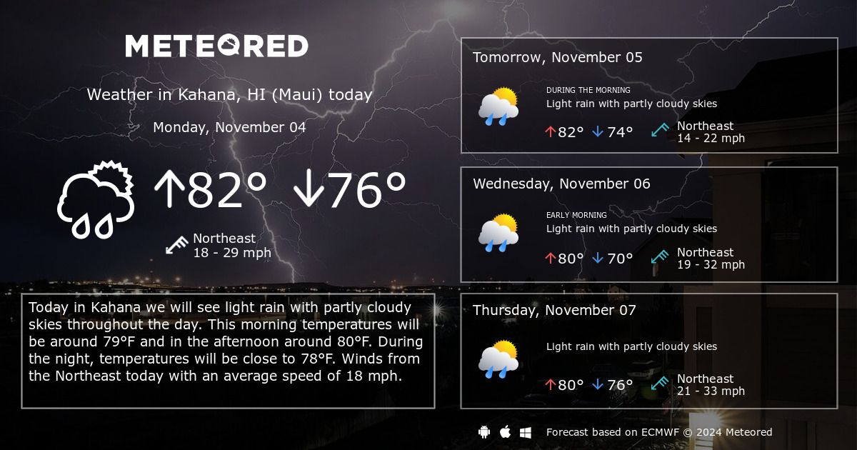 maui weather forecast 10 day