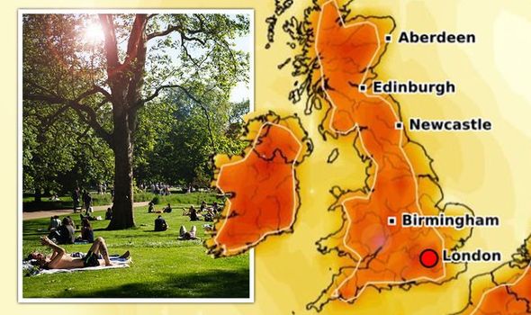 long range forecast london england