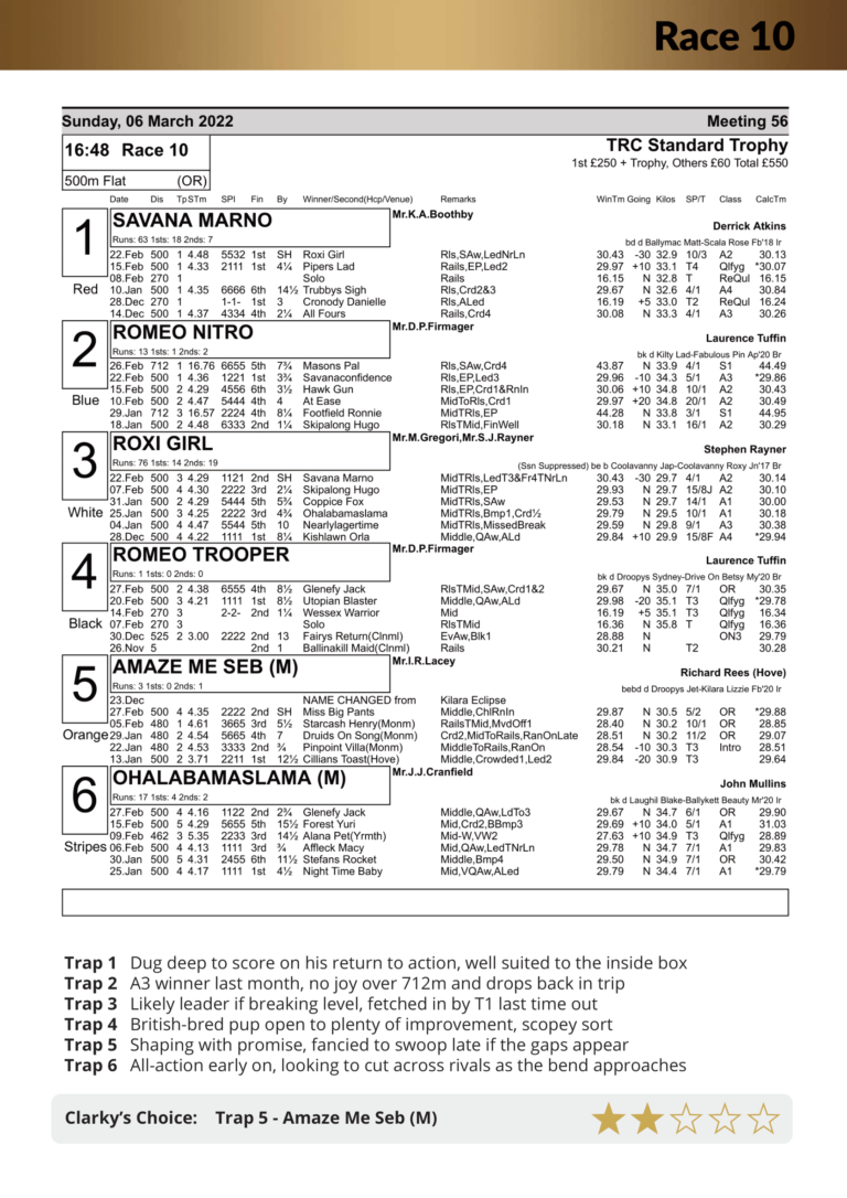 greyhound results today fast results