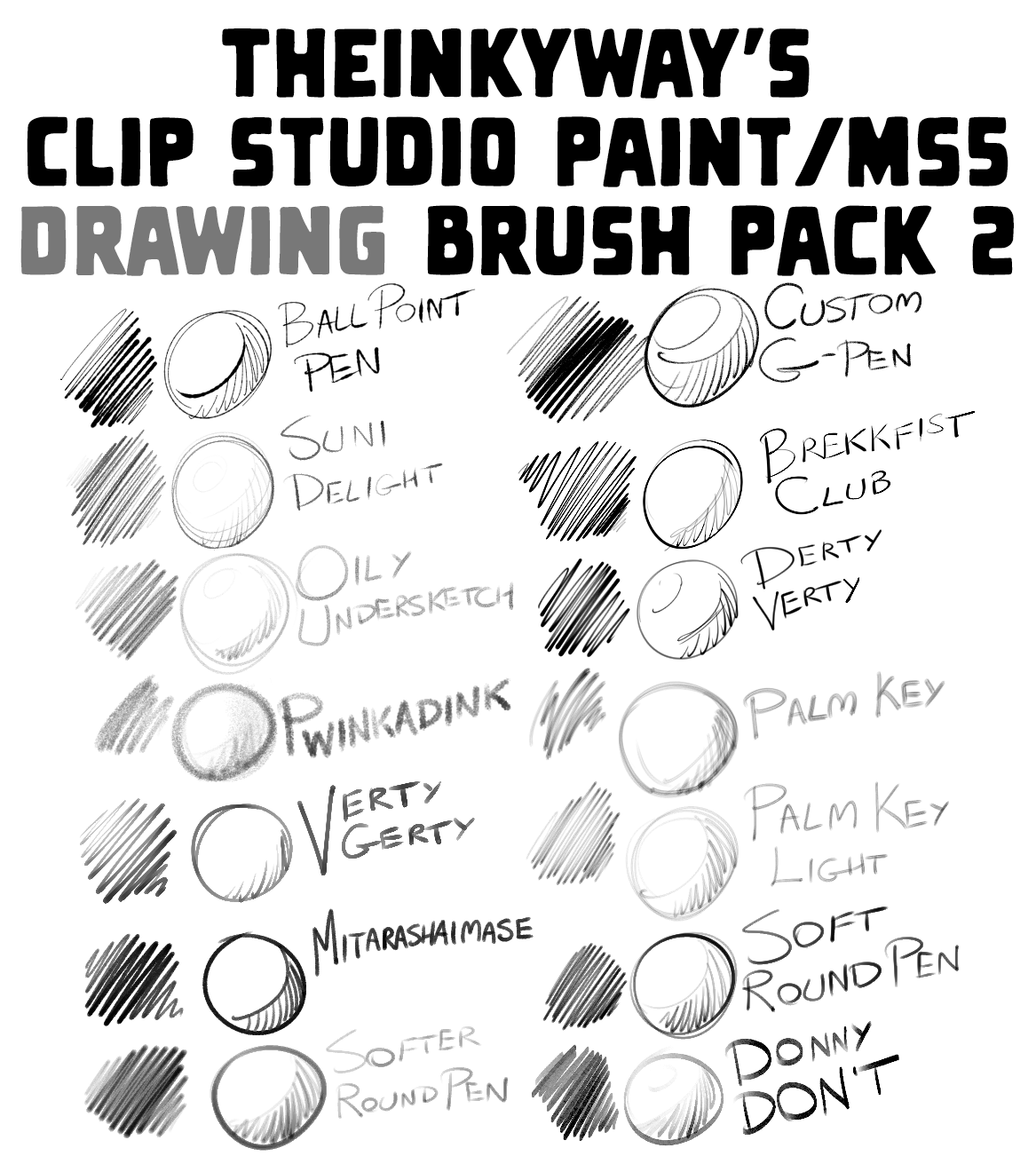 brushes for clip studio