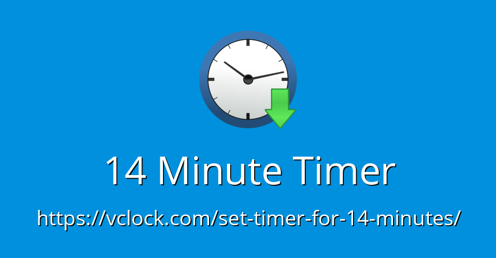 14 minute timer