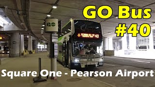 go bus 40 - richmond hill to pearson schedule