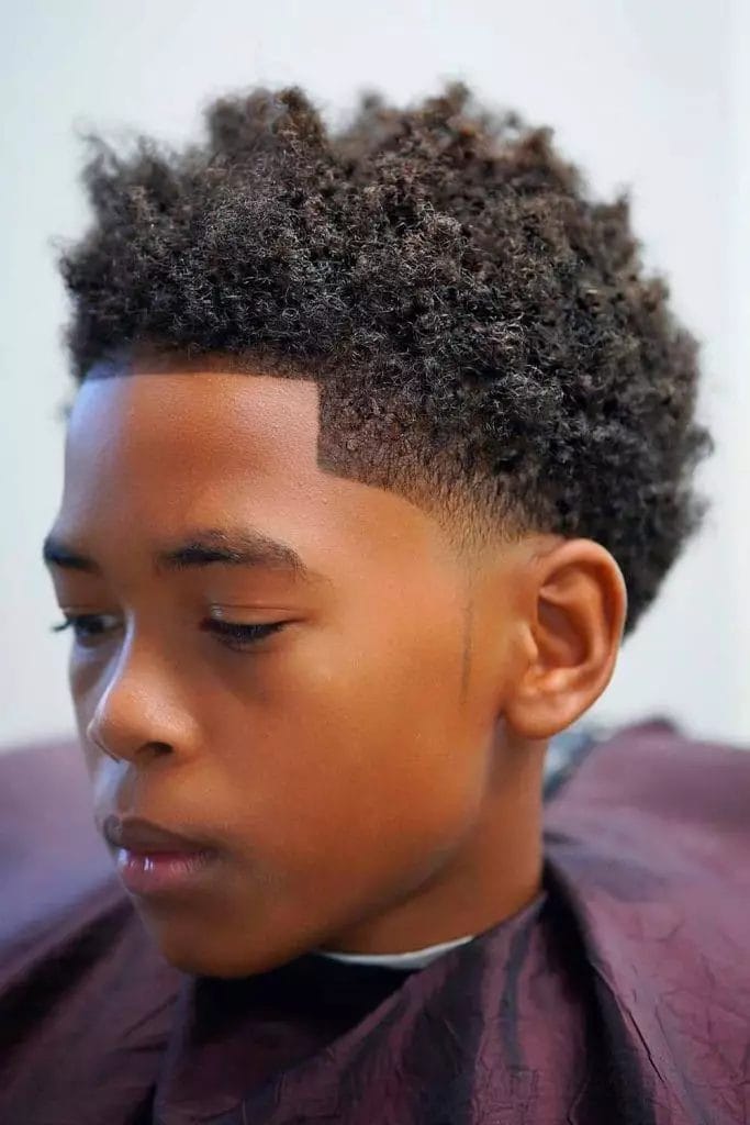 boy cut for curly hair