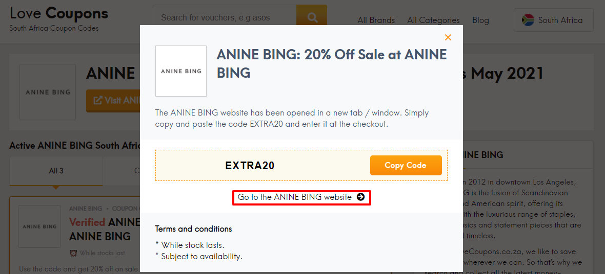 anine bing discount code