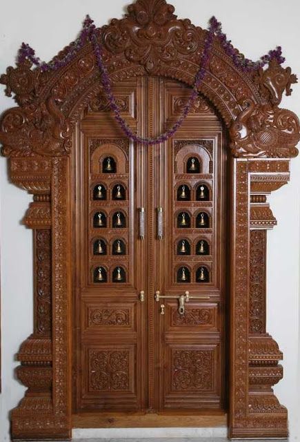 thakur ghar door design