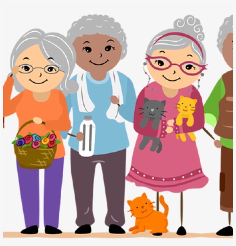 senior citizens day clipart