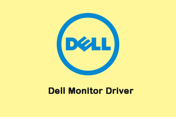 dell monitor driver