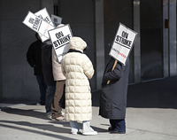 picket line traduccion