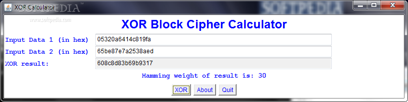 xor calculator