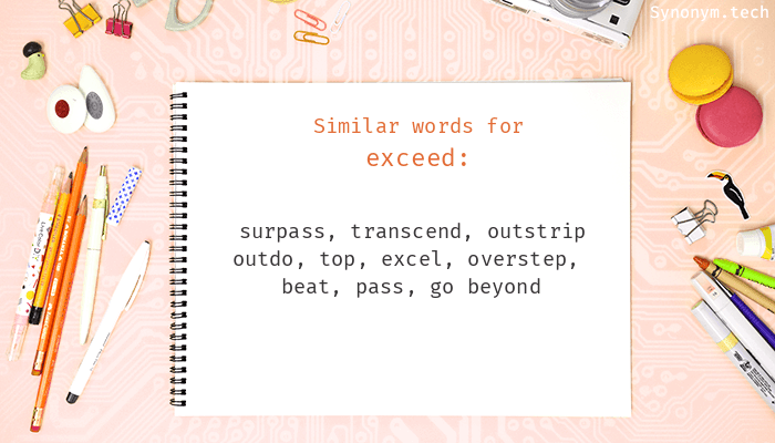 exceed synonym