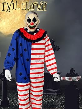 scary killer clown costumes