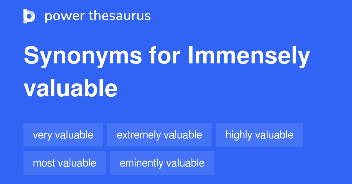 valuable thesaurus