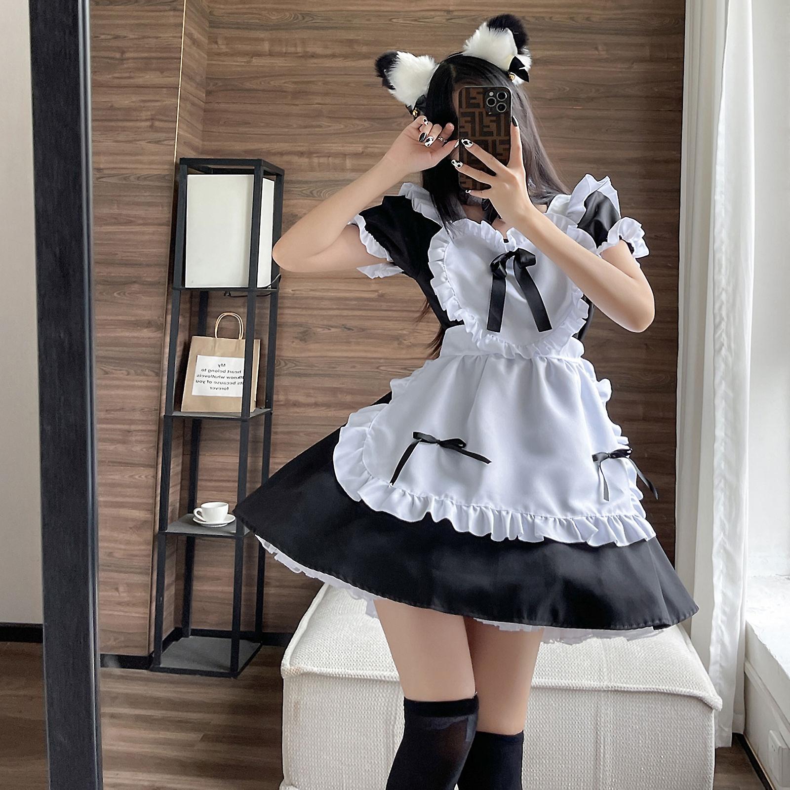 french maid outfit anime